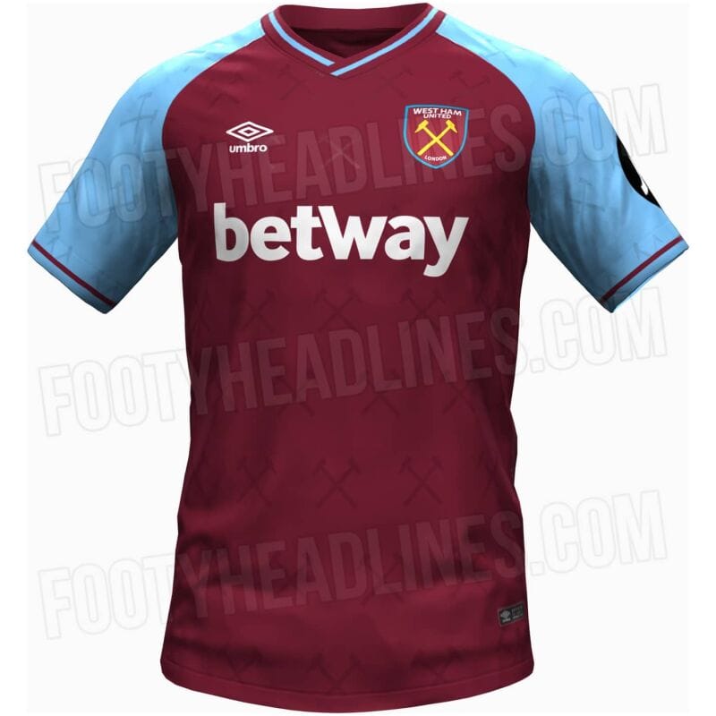 Mens West Ham United Home Jersey 2023/24