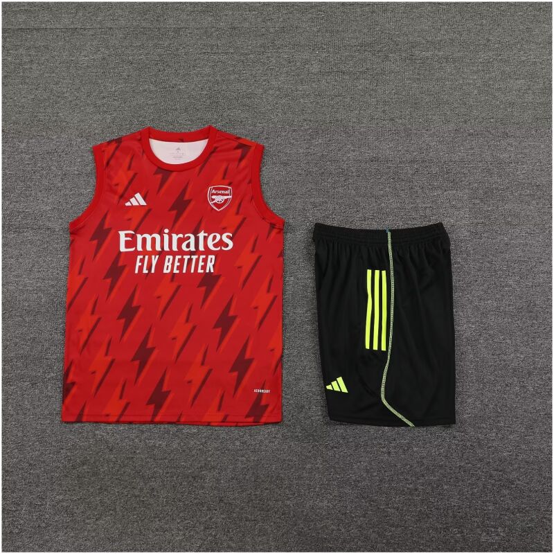 Mens Arsenal Singlet Suit Red 2023/24