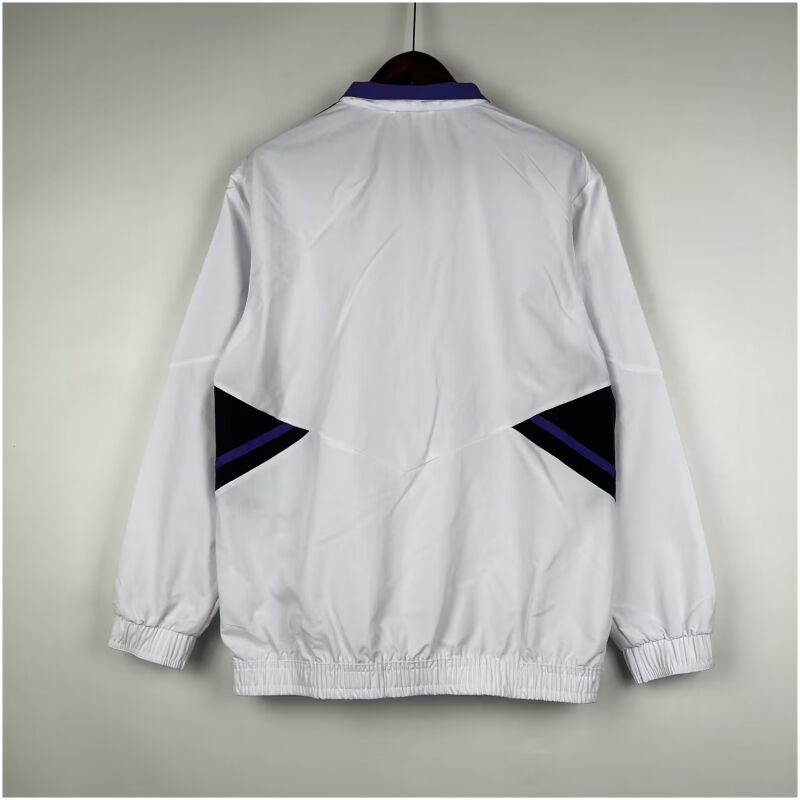 Mens Real Madrid All Weather Windrunner Jacket White 2023/24