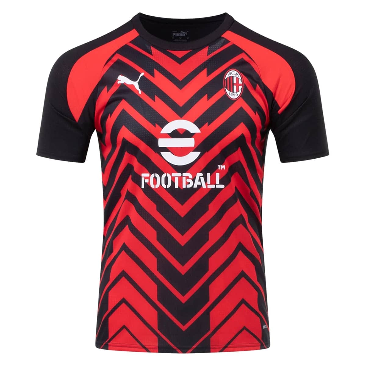 Mens AC Milan Short Training Jersey Red 2023/24