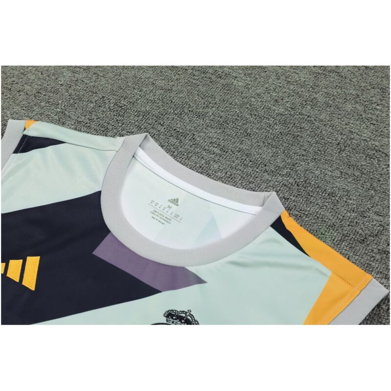 Mens Real Madrid Singlet Suit Grey 2023/24