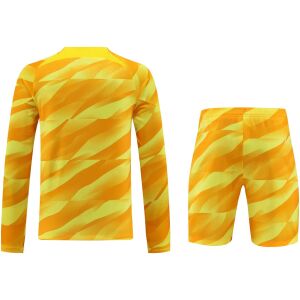 Mens PSG Goalkeeper Yellow Suit Long Sleeve 2023/24