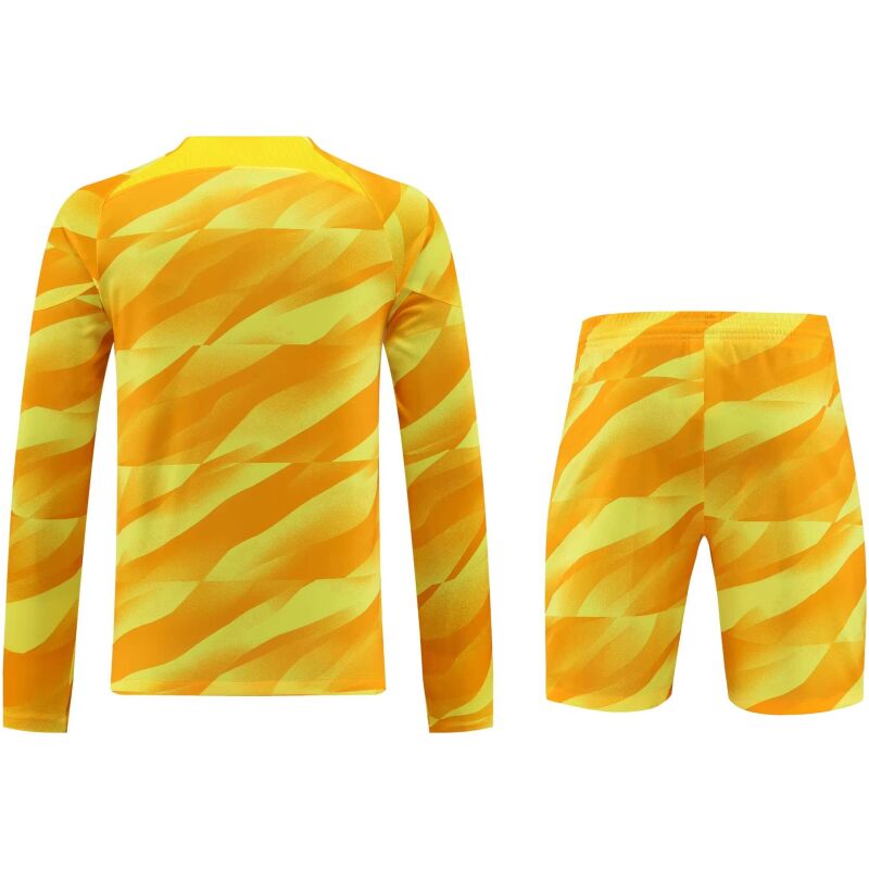 Mens PSG Goalkeeper Yellow Suit Long Sleeve 2023/24