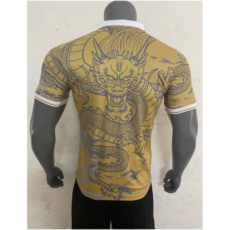 Mens Real Madrid Special Edition Gold Dragon Jersey 2023/24