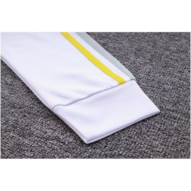 Mens Real Madrid Training Suit Crew Neck White 2023/24
