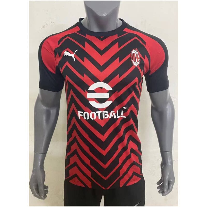 Mens AC Milan Short Training Jersey Red 2023/24