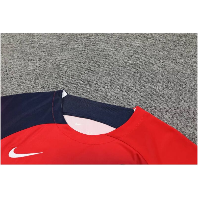 Mens PSG Short Training Suit Red – Navy 2023/24