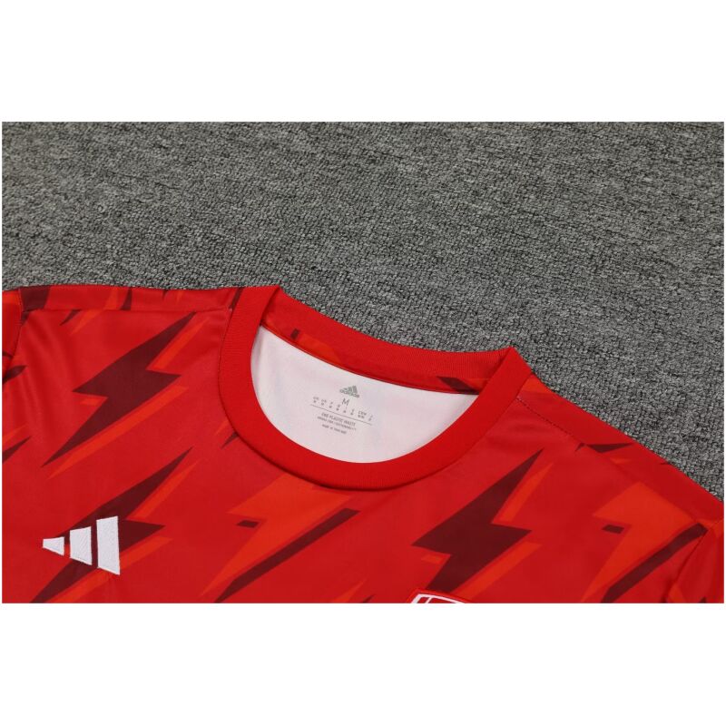 Mens Arsenal Short Training Suit Red 2023/24