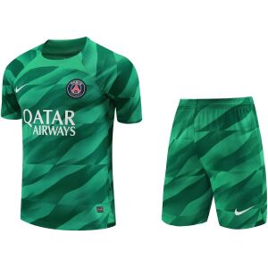 Mens PSG Goalkeeper Green Suit 2023/24