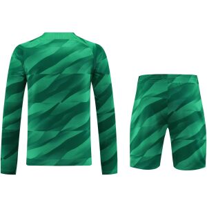 Mens PSG Goalkeeper Green Suit Long Sleeve 2023/24