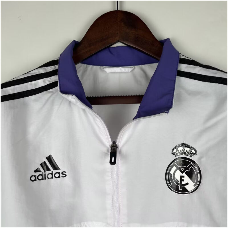 Mens Real Madrid All Weather Windrunner Jacket White 2023/24