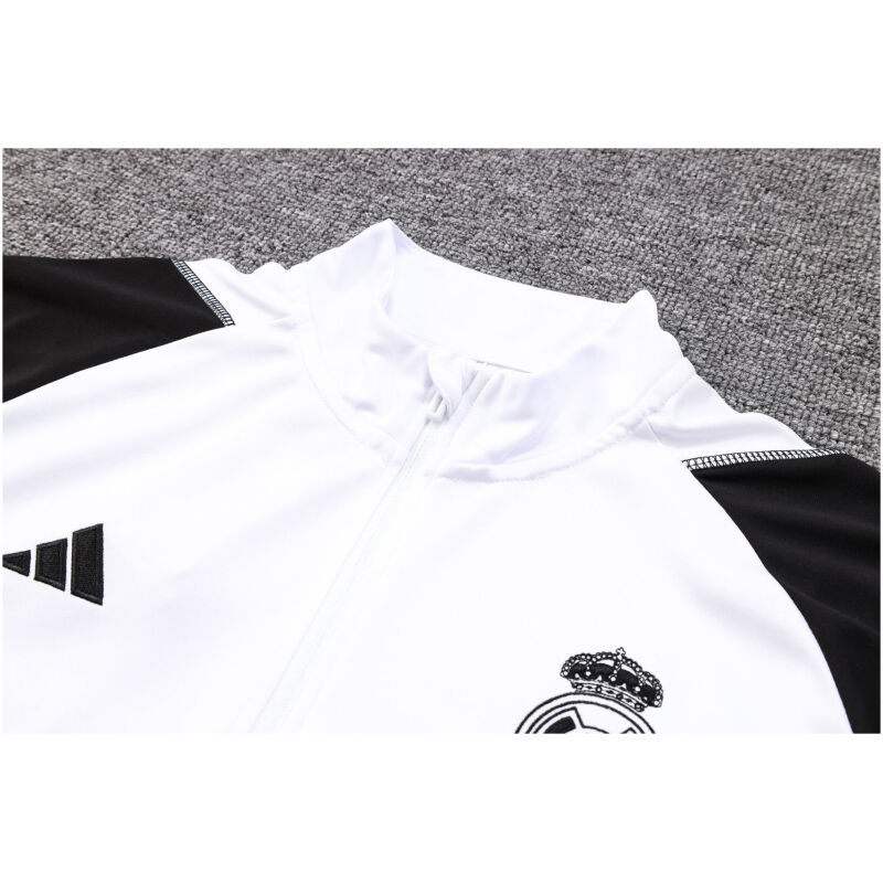 Mens Real Madrid Training Suit White 2023/24
