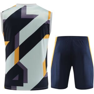Herren Real Madrid Singlet Anzug Grau 2023/24