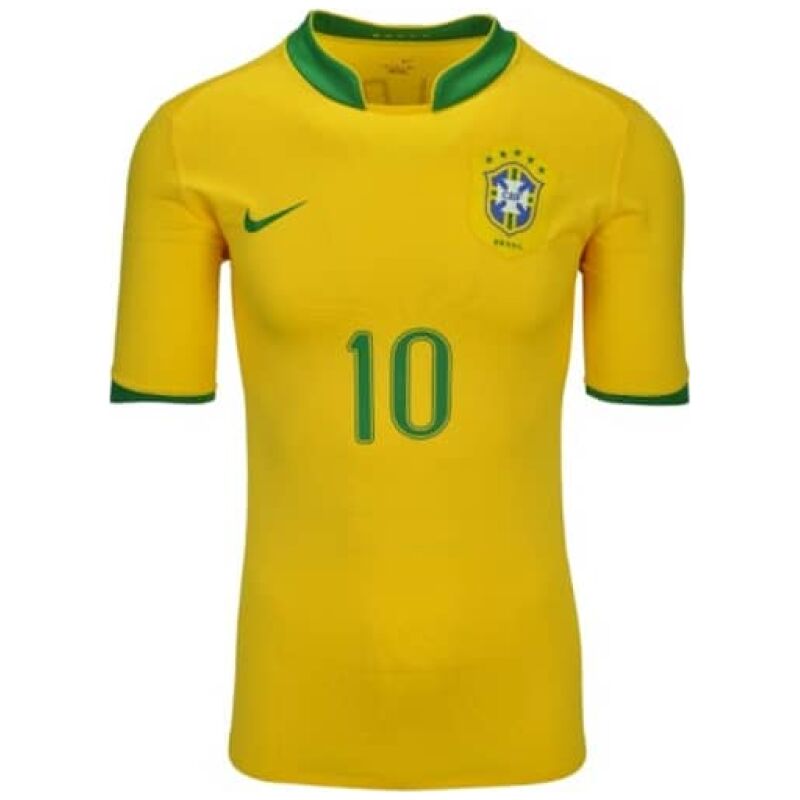 Mens Brazil Retro Home Jersey 2006