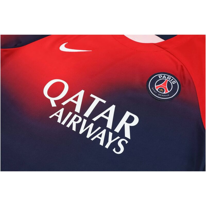 Mens PSG Short Training Suit Red – Navy 2023/24