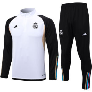 Herren Real Madrid Trainingsanzug Weiß 2023/24