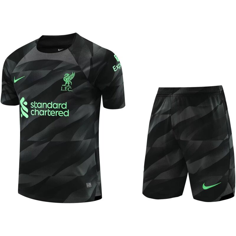 Mens Liverpool Goalkeeper Black Suit 2023/24