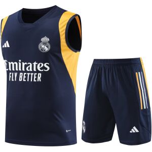 Mens Real Madrid Singlet Suit Deep Blue 2023/24