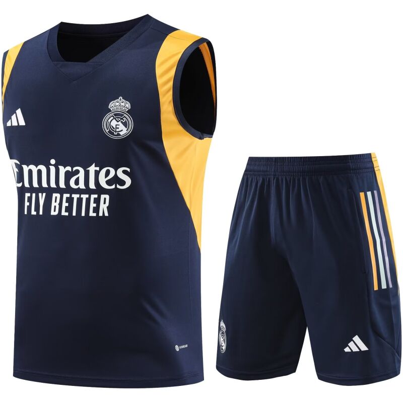 Mens Real Madrid Singlet Suit Deep Blue 2023/24