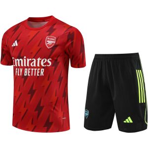 Mens Arsenal Short Training Suit Red 2023/24
