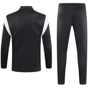 Mens AC Milan Jacket + Pants Training Suit Black 2023/24