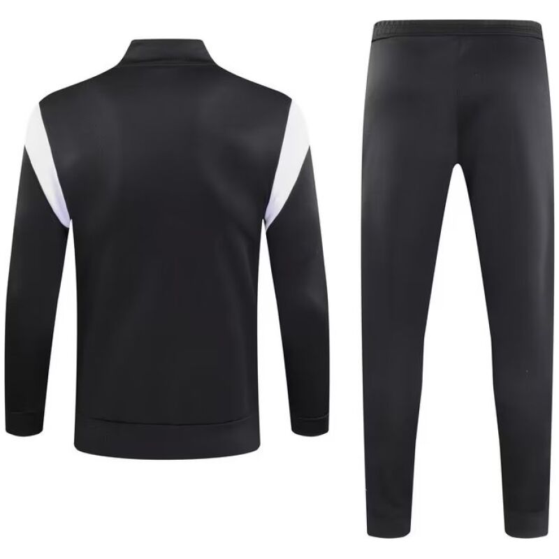 Mens AC Milan Jacket + Pants Training Suit Black 2023/24
