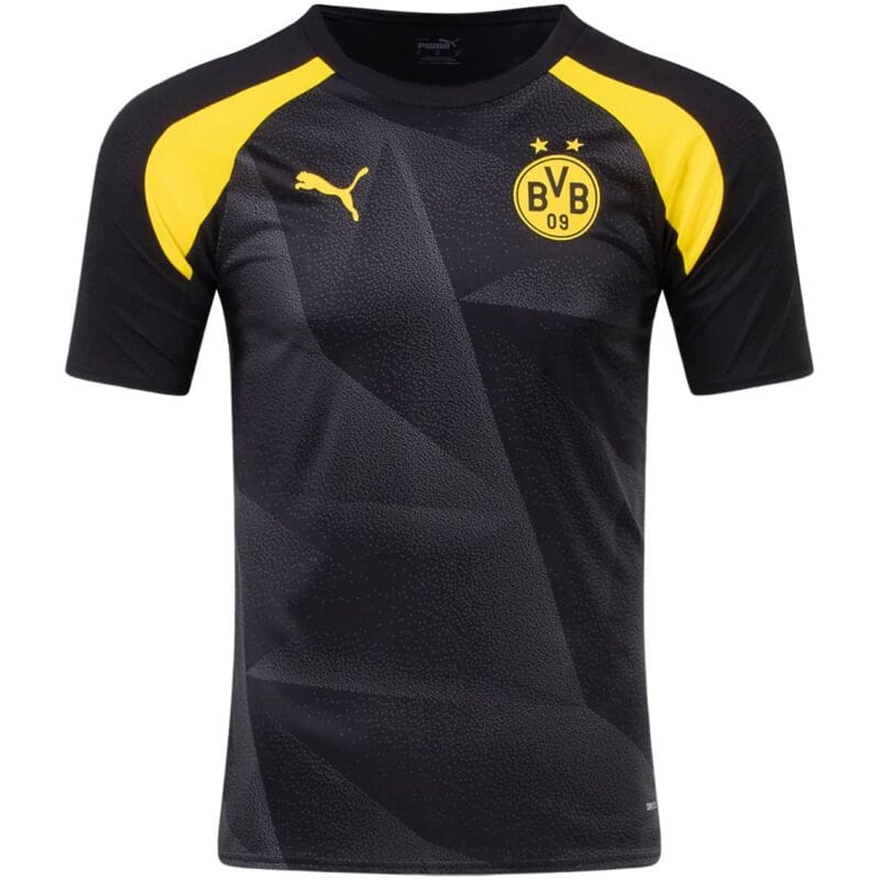 Mens Borussia Dortmund Short Training Jersey Black 2023/24