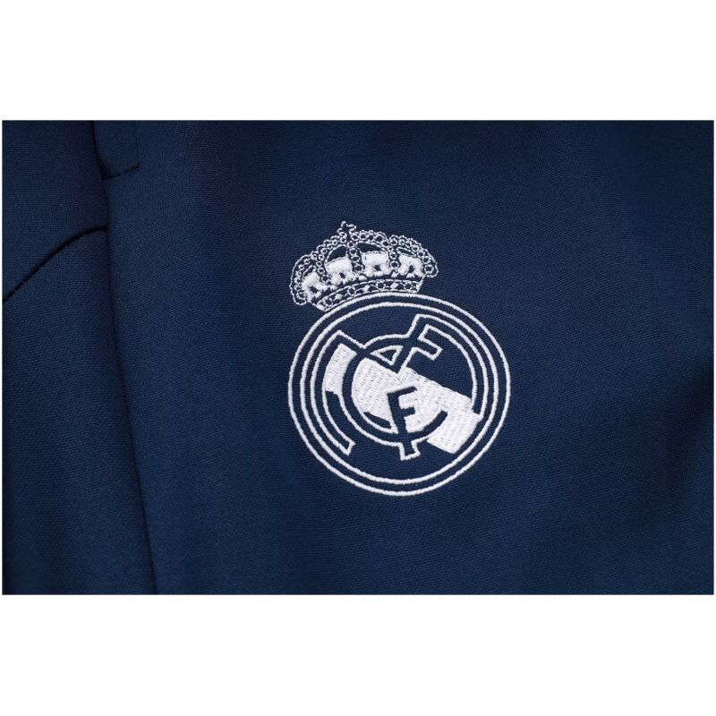 Mens Real Madrid Training Suit Crew Neck Salvia Blue 2023/24
