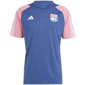 Mens Olympique Lyonnais Short Training Jersey Red 2023/24