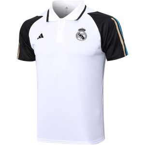 Herren Real Madrid Polo Shirt Weiß 2023/24