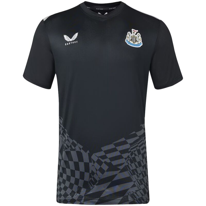Mens Newcastle United Short Training Jersey Black 2023/24