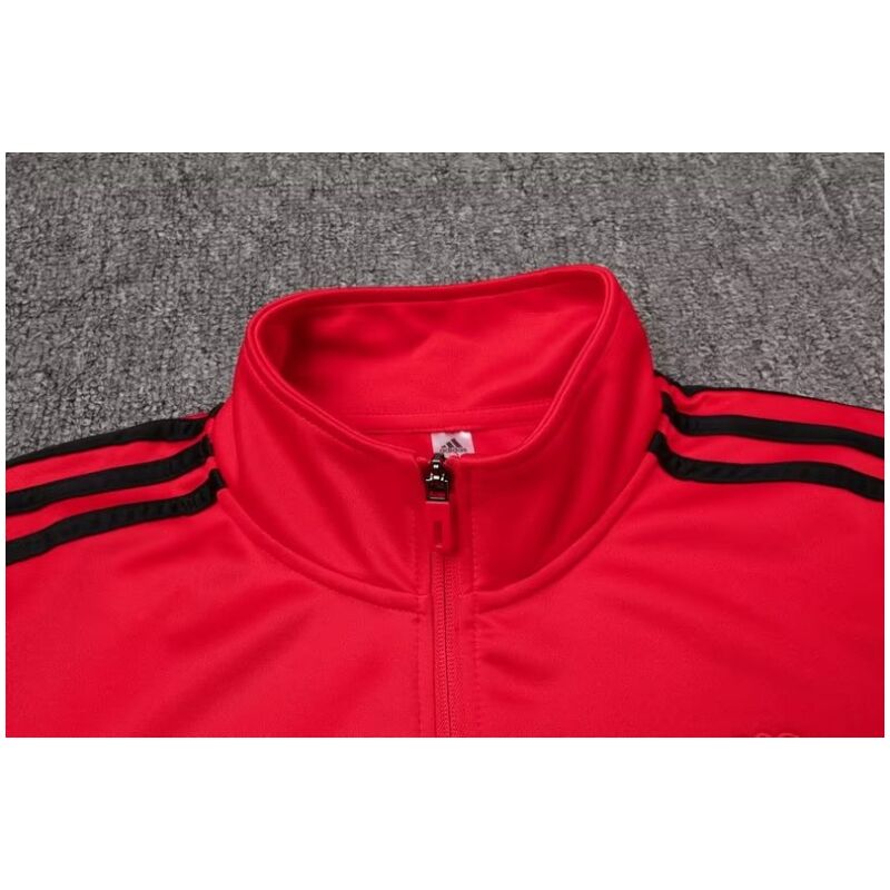 Mens Manchester United Jacket + Pants Training Suit Red 2023/24