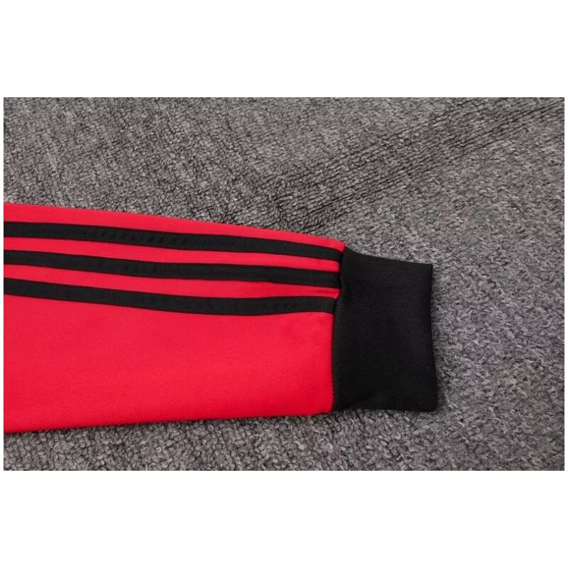 Mens Manchester United Jacket + Pants Training Suit Red 2023/24