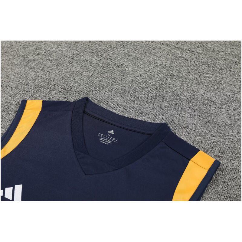 Mens Real Madrid Singlet Suit Deep Blue 2023/24