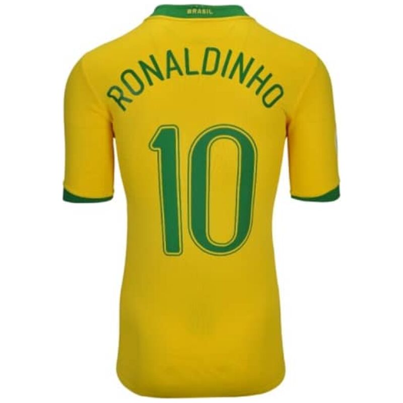 Mens Brazil Retro Home Jersey 2006