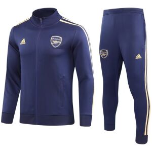 Mens Arsenal Jacket + Pants Training Suit Salvia Blue 2023/24