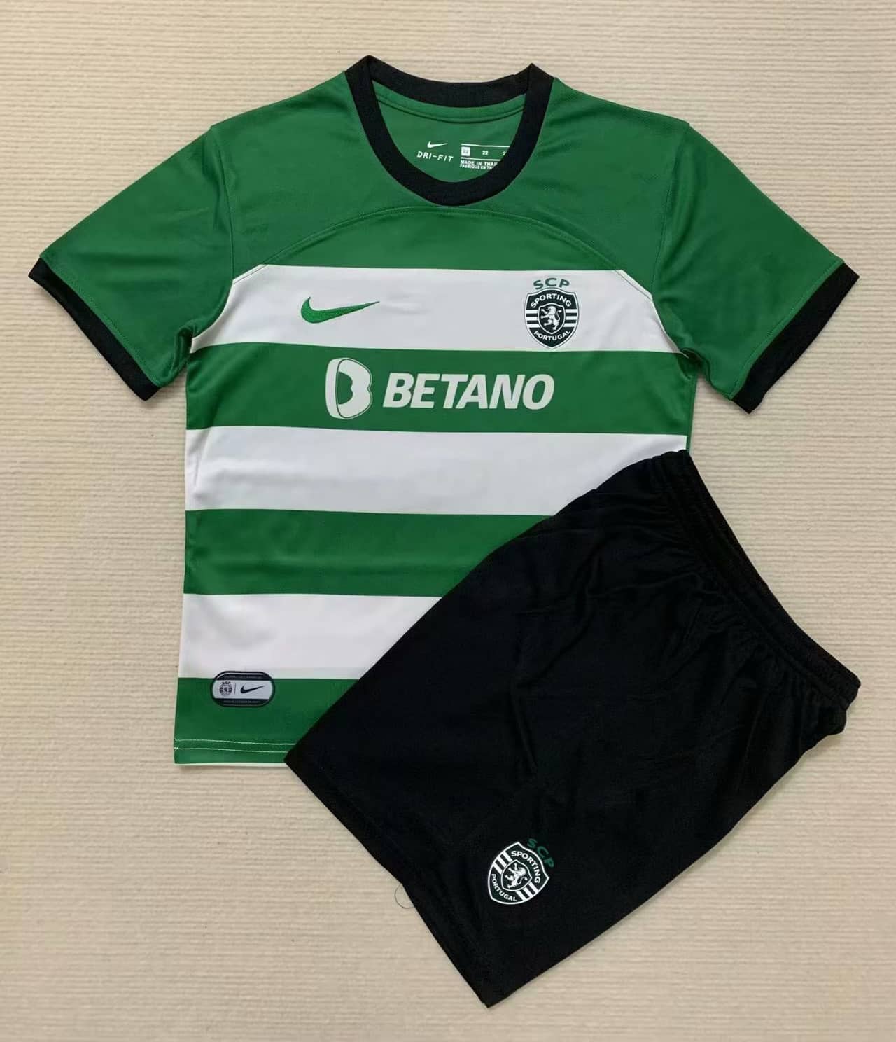 Kids Sporting Portugal Home Jersey 2023/24