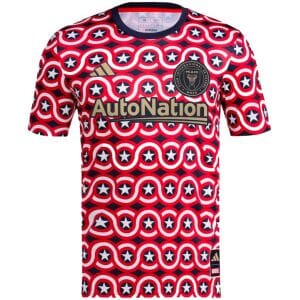Mens Inter Miami C.F. Short Training Jersey Red 2023/24