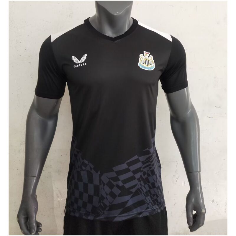 Mens Newcastle United Short Training Jersey Black 2023/24