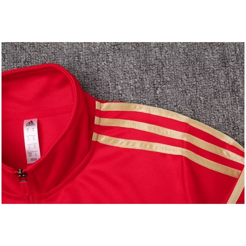 Mens Arsenal Jacket + Pants Training Suit Red 2023/24