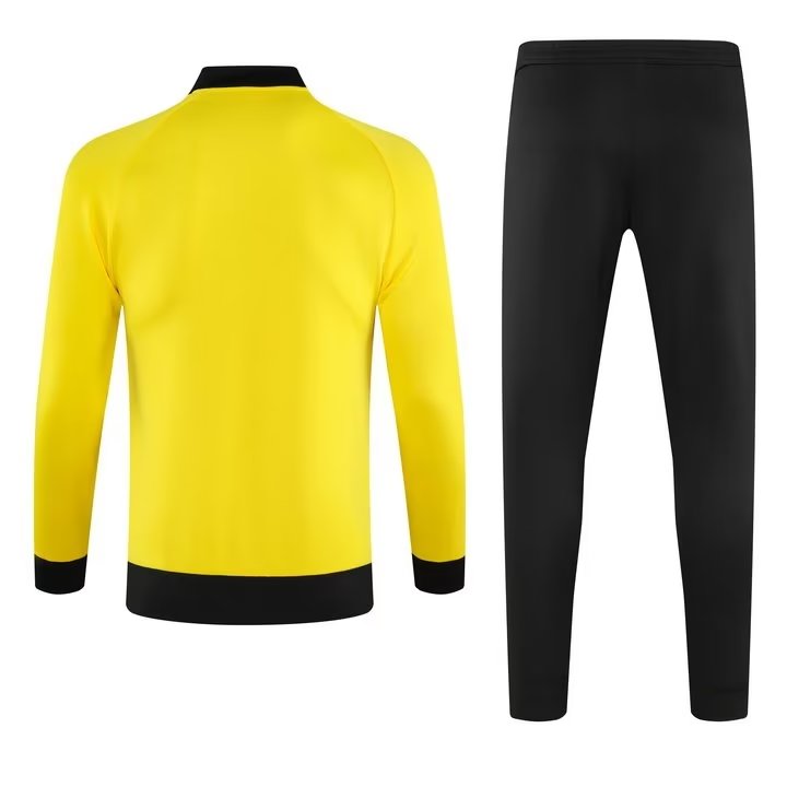 Mens Borussia Dortmund Jacket + Pants Training Suit Yellow 2023/24