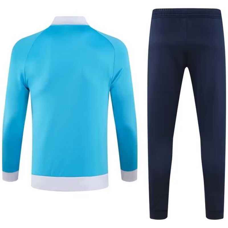 Mens Manchester City Jacket + Pants Training Suit Skye Blue 2023/24