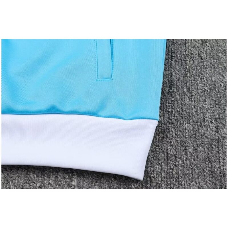 Mens Manchester City Jacket + Pants Training Suit Skye Blue 2023/24