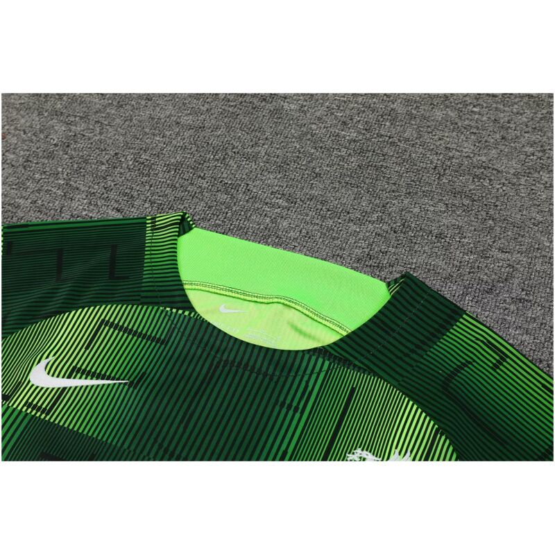 Mens Liverpool Short Training Suit Green 2023/24