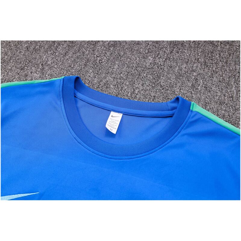 Mens Barcelona Short Training Suit Blue 2023/24