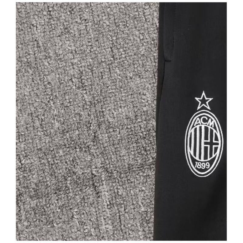 Mens AC Milan Jacket + Pants Training Suit Black 2023/24