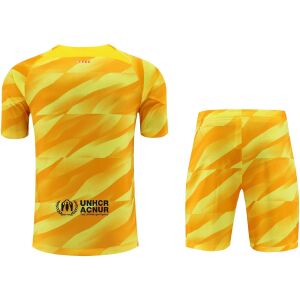 Mens Barcelona Goalkeeper Yellow Suit 2023/24