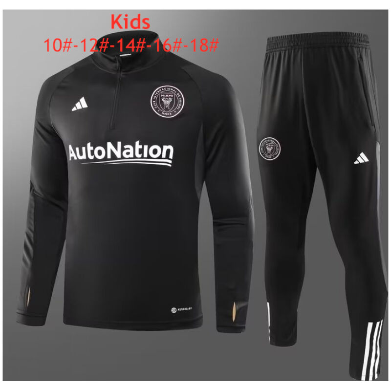 Kids Inter Miami C.F. Training Suit Black 2023/24