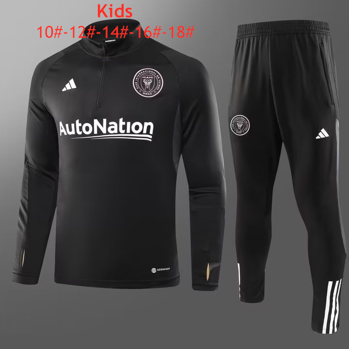 Kids Inter Miami C.F. Training Suit Black 2023/24