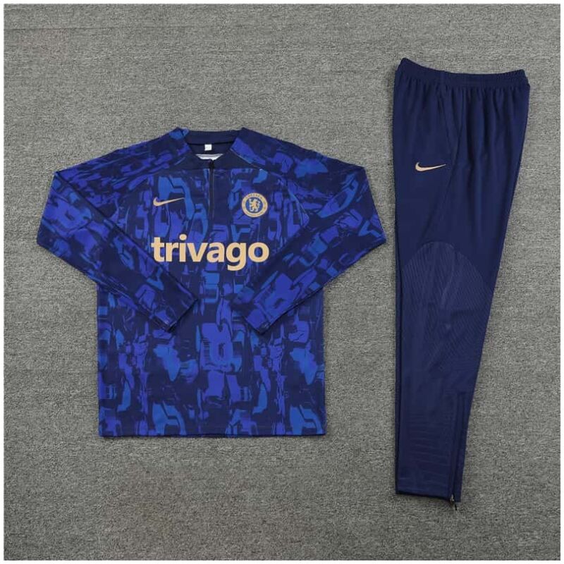 Mens Chelsea Long Sleeve Training Suit 2023/24
